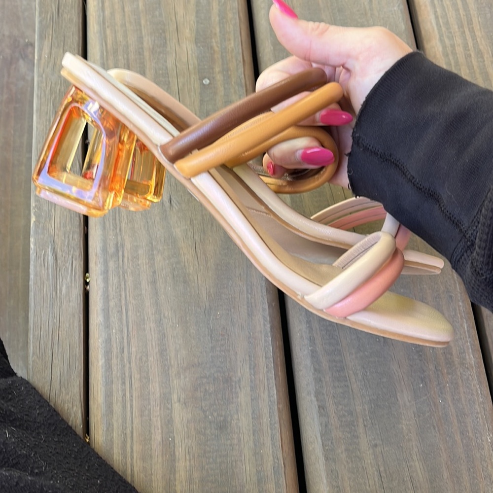 Like new lucite heels